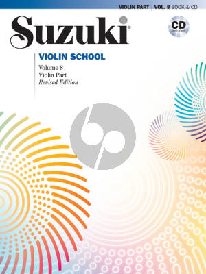 Suzuki Violin School Vol.8 BK-CD (Violin Part with CD) (Performance on CD by William Preucil, Jr.)