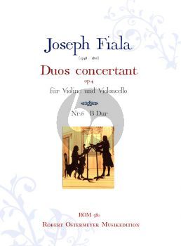 Fiala Duos concertant B flat major Op.4 No.6 Violin-Violoncello