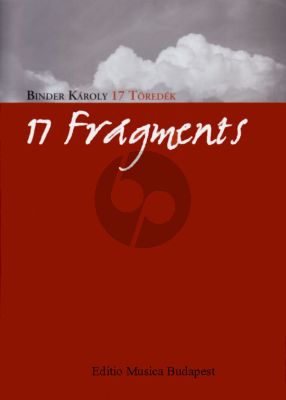 Binder 17 Fragments Piano (Bk-Cd)