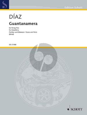 Diaz Guantanamera Vi.-Va.-Vc. (Score/Parts) (transcr. Wolfgang Birtel)