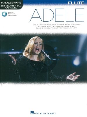 Adele Instrumental Play-Along Flute