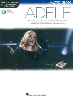 Adele Instrumental Play-Along Alto Sax.