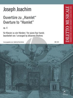 Joachim Ouvertüre zu "Hamlet" Klavier 4 Hd. (arr. Johannes Brahms)