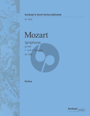 Mozart Symphonie No.40 g-moll KV 550 Orch. Partitur