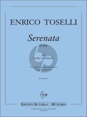 Toselli Serenata D-Dur Violine und Klavier (transcr. Tomislav Butorac)