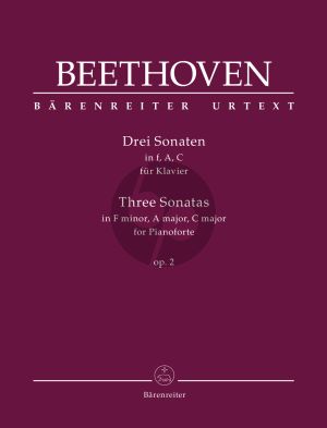 Beethoven 3 Sonatas Op.2 (F minor, A major, C major) Piano