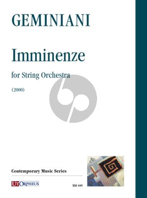 Geminiani Imminenze (2000) String Orchestra Score