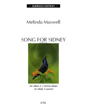 Maxwell Song for Sidney Oboe and 2 drone Oboes (or Oboe-Piano)