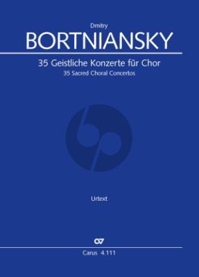 Bortnianski Geistliche Konzerte für Chor (Gesamtausgabe)