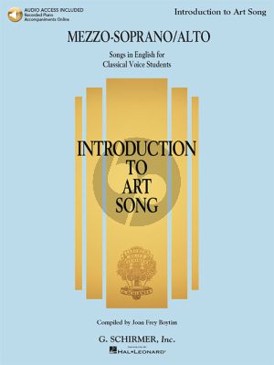 Introduction to Art Song for Mezzo-Soprano/Alto (Book with Audio online)