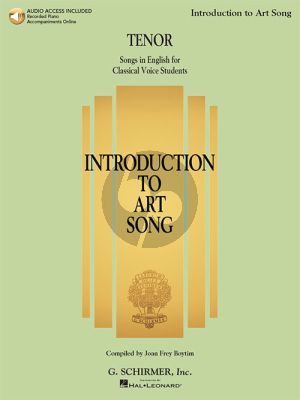 Introduction to Art Song for Tenor (Book with Audio online)