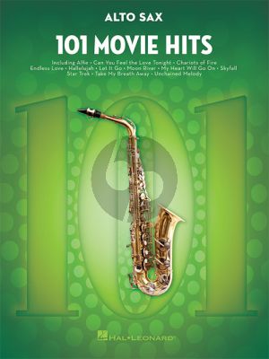 101 Movie Hits for Alto Sax.