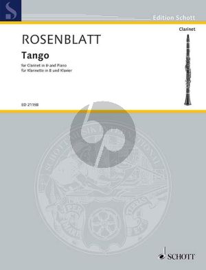 Rosenblatt Tango Clarinet[Bb]-Piano