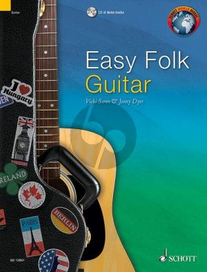 Easy Folk Guitar (29 Traditional Pieces) (Bk-Cd)