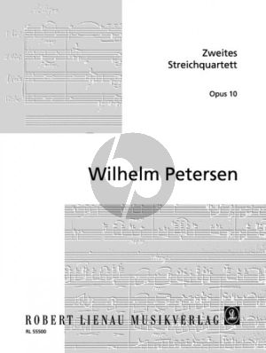 Petersen Quartet No.2 Op.10 2 Vi.-Va.-Vc. (Score/Parts)