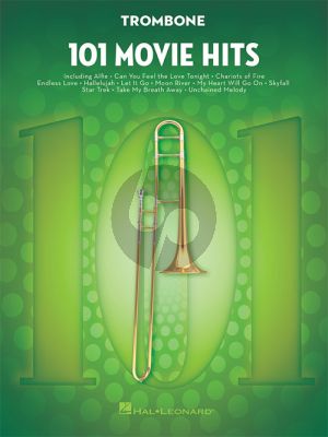 101 Movie Hits for Trombone