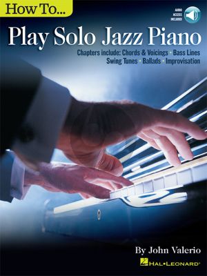 Valerio How to Play Solo Jazz Piano (Book with Audio online)