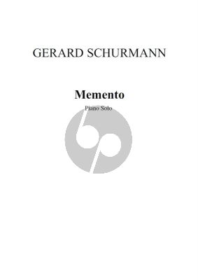 Schurmann Memento Piano solo