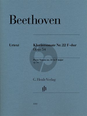 Beethoven Sonate F-dur Op.54 Klavier (Henle)