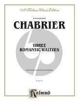 Chabrier 3 Romantic Waltzes 1 Piano-4 Hands