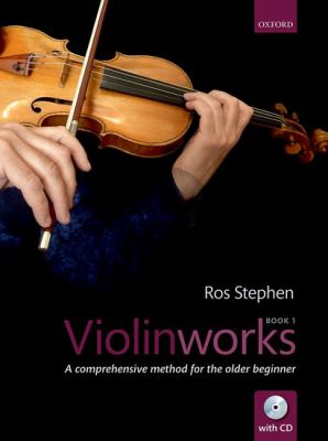 Stephen Violinworks Book 1 (A comprehensive method for the older beginner) (Bk-Cd)