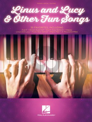 Linus and Lucy & Other Fun Songs Piano-Vocal-Guitar