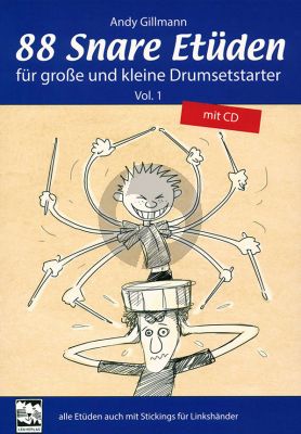 Gillmann 88 Snare Etüden Vol.1 Snare Drum (Bk-Cd)