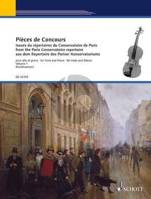 Pièces de Concours from the Paris Conservatoire Repertoire Vol.1 Viola-Piano