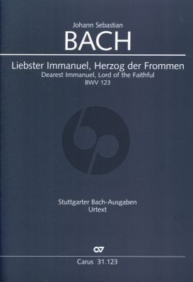 Bach Kantate BWV 123 Liebster Immanuel, Herzog der Frommen (Partitur) (Frieder Rempp)