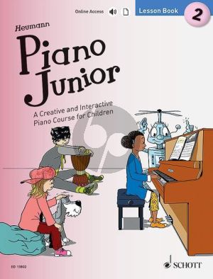 Heumann Piano Junior Lesson Book 2 (Book with Audio online)