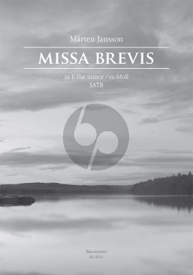 Jansson Missa brevis E-flat minor SATB