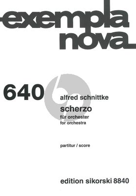 Schittke Scherzo for Orchestra Study Score