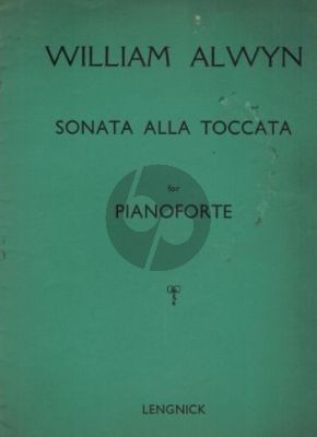 Alwyn Sonata alla Toccata Piano solo