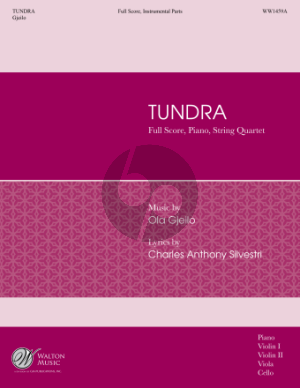 Gjeilo Tundra SSAA-String Quartet Score and Instrumental Parts