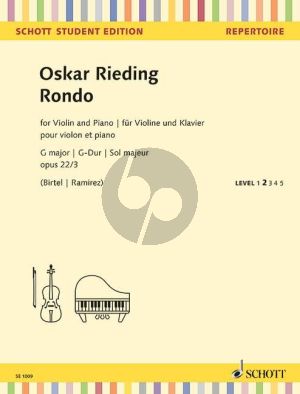 Rieding Rondo G-major Op.22 No.3 Violin-Piano