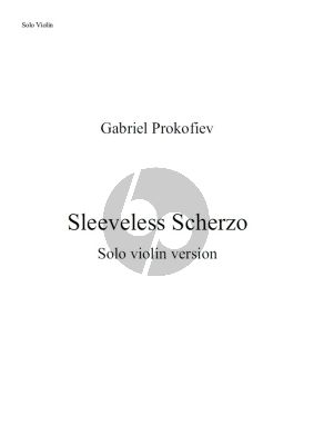 Prokofiev Sleeveless Scherzo Violin solo