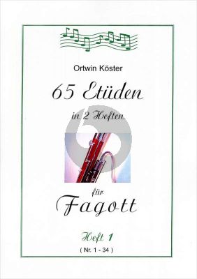 Koester 65 Etüden Vol.1 (No.1-34) Fagott