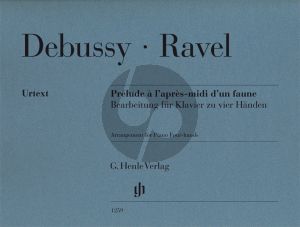 Debussy-Ravel Prélude à l'après-midi d'un faune Piano 4 hds