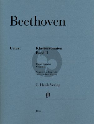Beethoven Sonaten Vol.2 Klavier (Bertha Antonia Wallner) (ohne Fingersatz)
