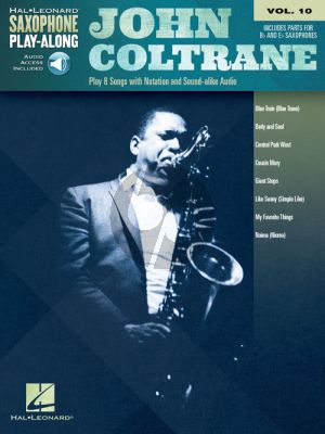 John Coltrane 8 Songs (Saxophone Play-Along Series Vol.10)