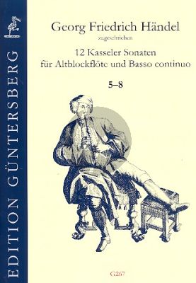 Handel 12 Kasseler Sonaten Vol.2 (No.5-8) Altblockflöte-Bc