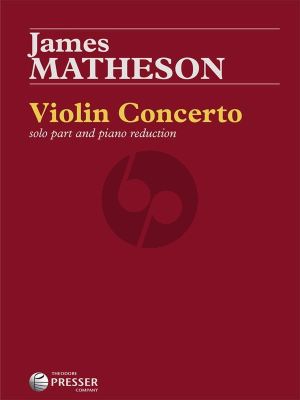 Matheson Concerto Violin and Orchestra (piano reduction)