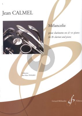 Calmel Mélancolie Clarinette[Bb]-Piano