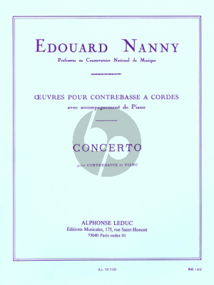 Nanny Concerto Contrebasse-Piano
