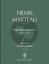 Marteau Quartett No.2 D-Dur Op. 9 2 Vi.-Va.-Vc. (Part./Stimmen)
