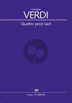 Verdi 4 Pezzi Sacri Klavierauszug