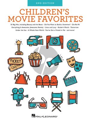 Children's Movie Favorites Easy Piano (2nd.ed.)