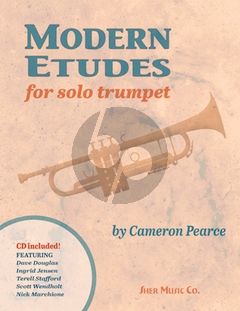 Pearce Modern Etudes for Solo Trumpet (Bk-Cd)
