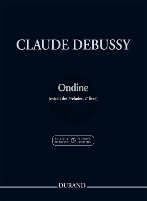 Debussy Ondine (from Preludes Vol.2) Piano solo