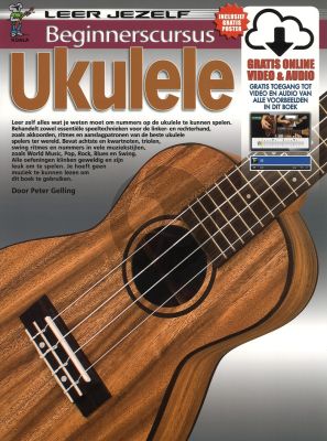 Beginnerscursus Ukulele Book with Audio and Video